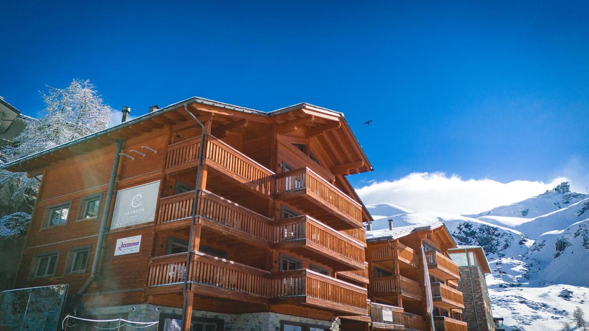 La Cresta Chalet Aparthotel Breuil-Cervinia Exteriör bild